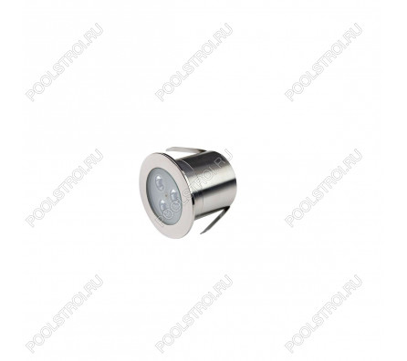 Прожектор светодиодный Aquaviva HJ-RC-SS75, 3led 3W NW (AISI-316) + закладная