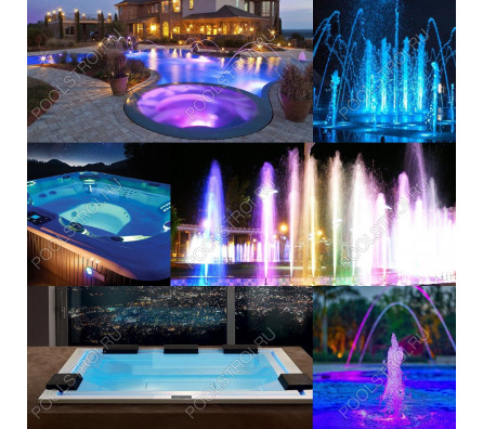 Прожектор светодиодный Aquaviva LED008 252LED (18 Вт) RGB